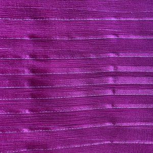 Saree Georgette Deep Pink with Silver Stripes